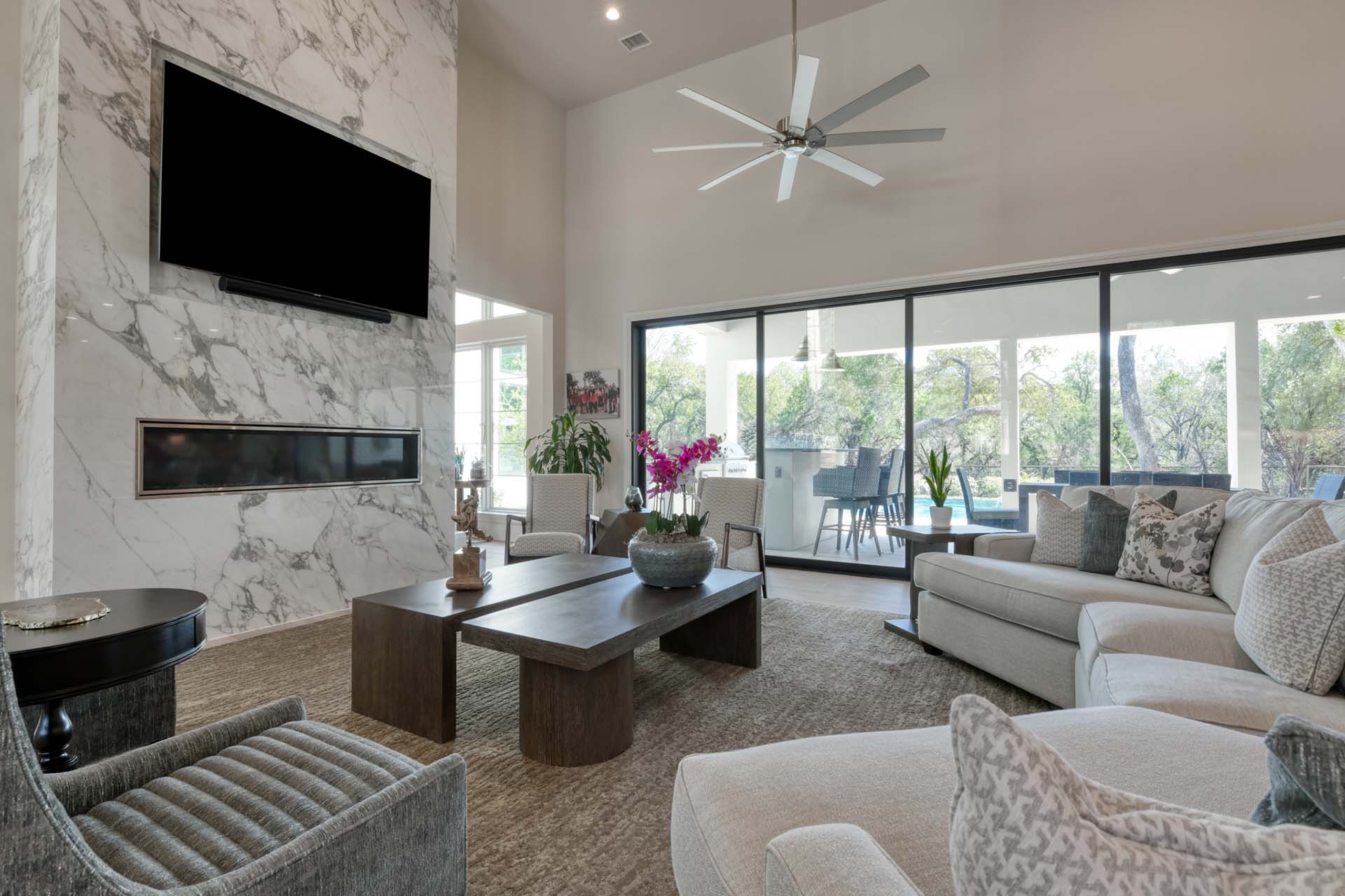 You can build on your own lot and have this beautiful living area!