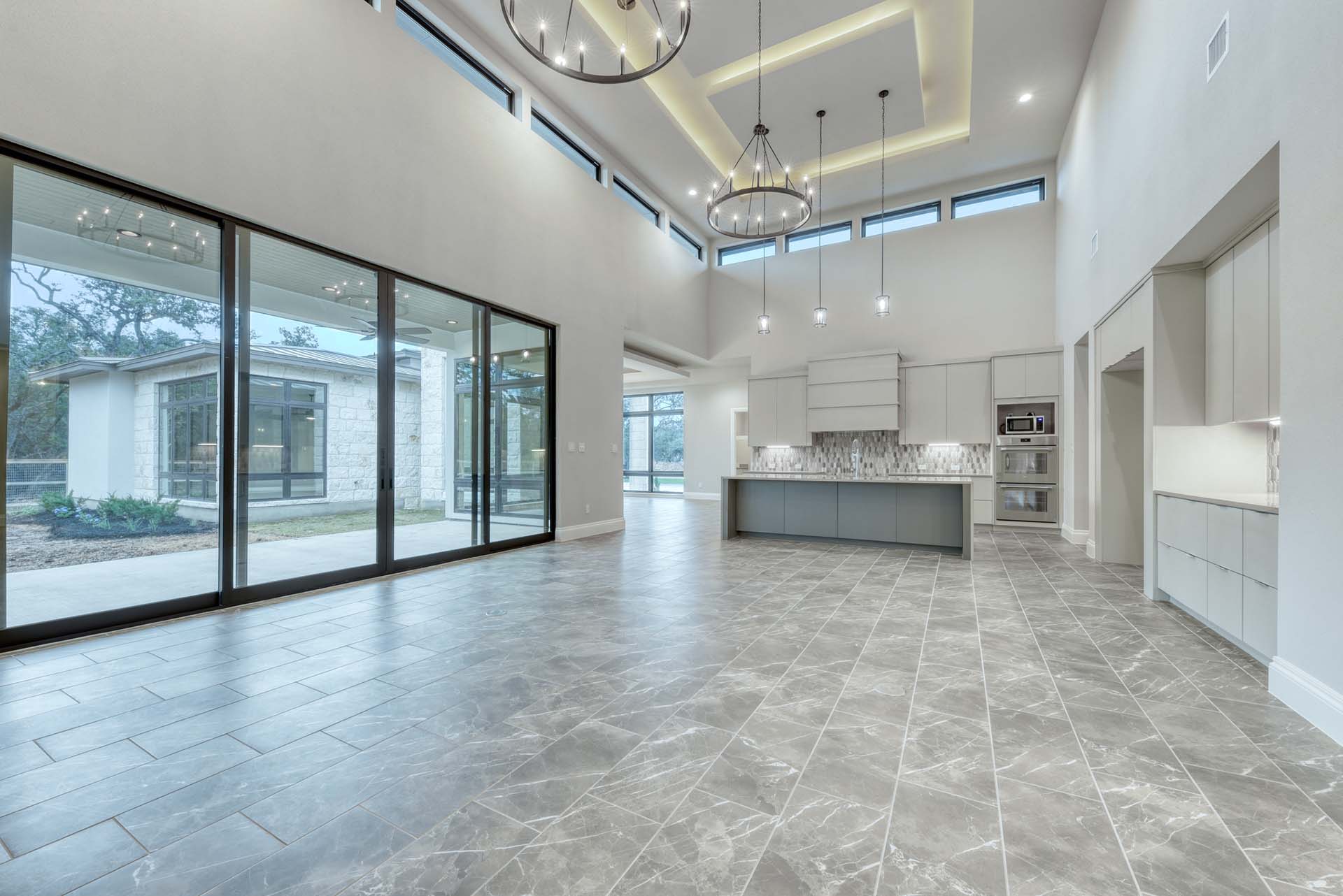 You can build on your own lot and have this beautiful living area!