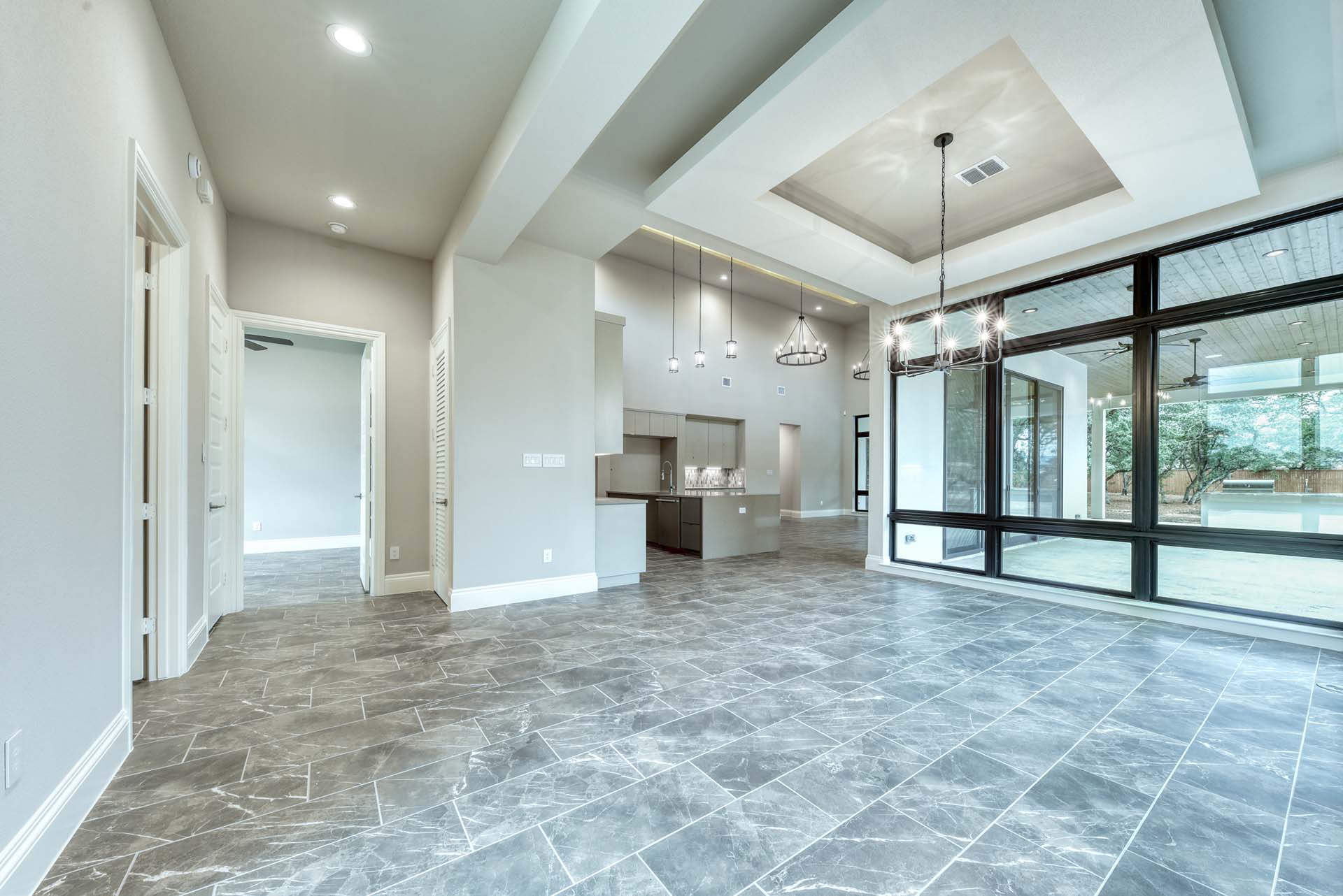 You can build on your own lot and have this beautiful living area!