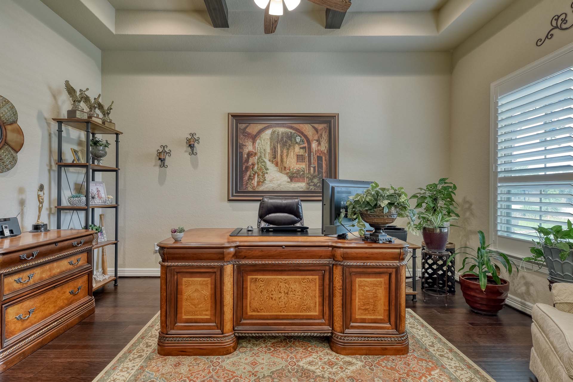 You can build on your own lot and have this beautiful study!